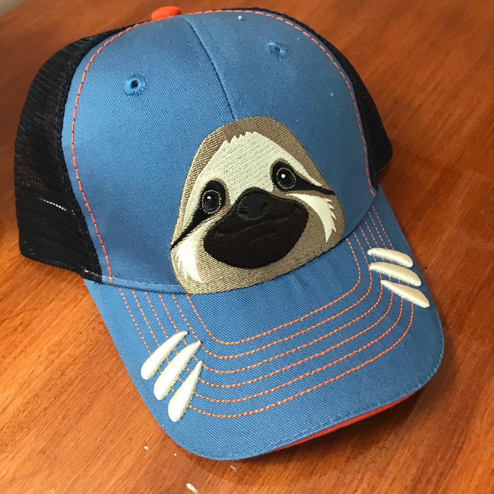 Sloth baseball hat